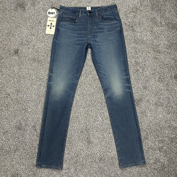 KATO Other - NEW Hiroshi Kato The Scissors French Terry 4-way Jeans Mens 30 Dark Indigo Denim